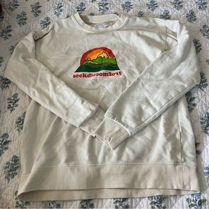 Seek Discomfort / Yes Theory crewneck.